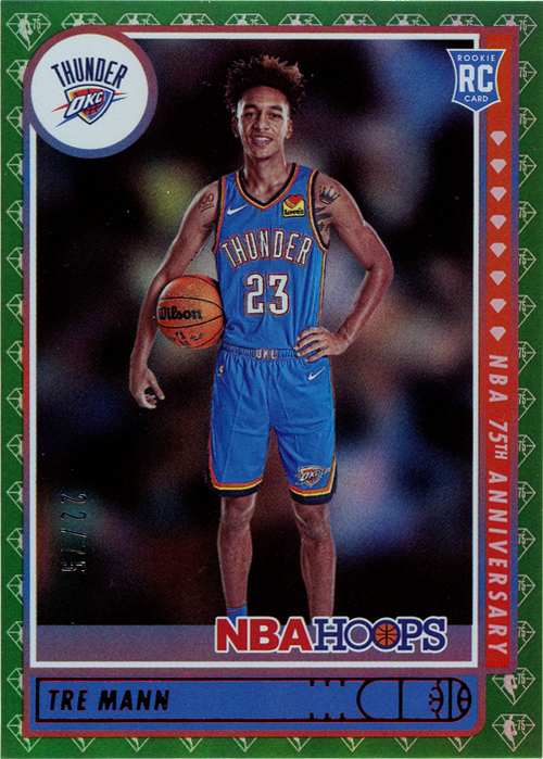 Tre Mann trading card