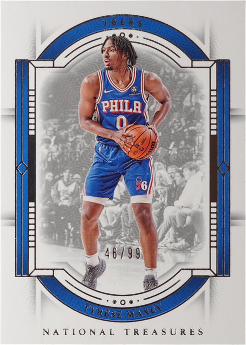 Tyrese Maxey trading card