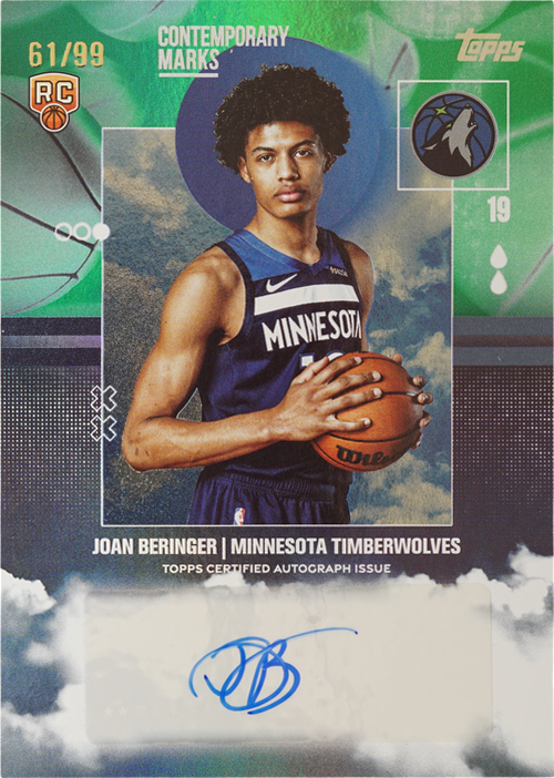 Joan Beringer trading card