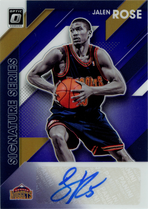 Jalen Rose trading card