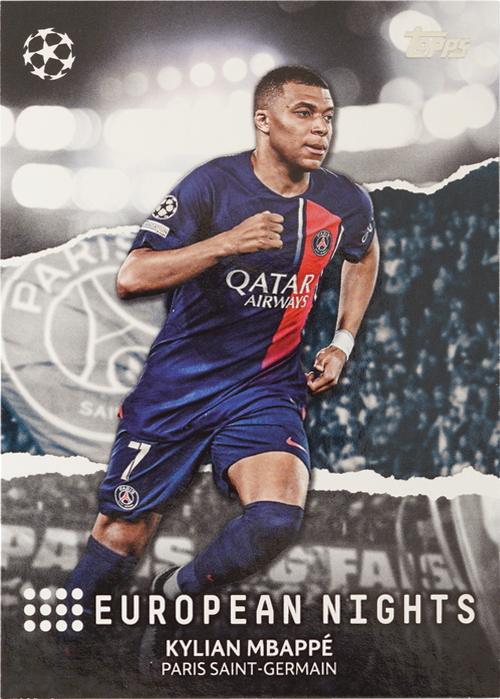 Kylian Mbappé trading card