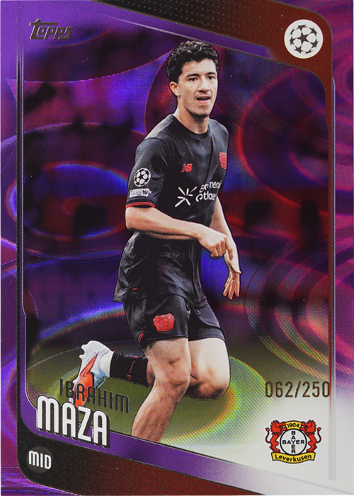 Ibrahim Maza trading card