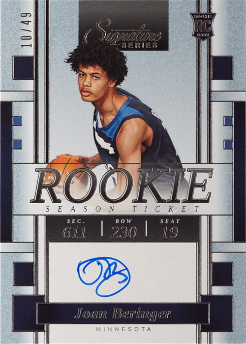 Joan Beringer trading card