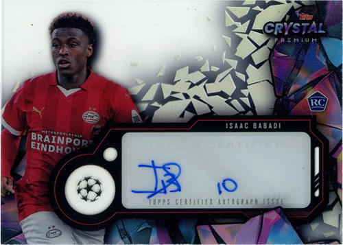 Isaac Babadi trading card