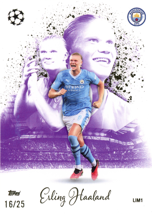 Erling Haaland trading card