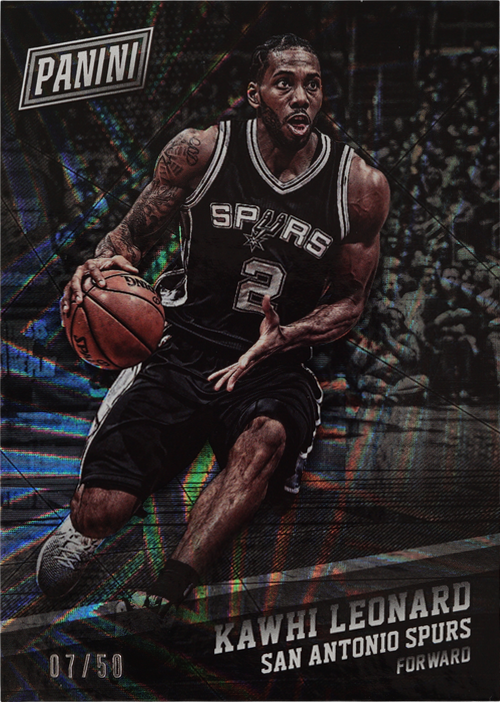 Kawhi Leonard trading card