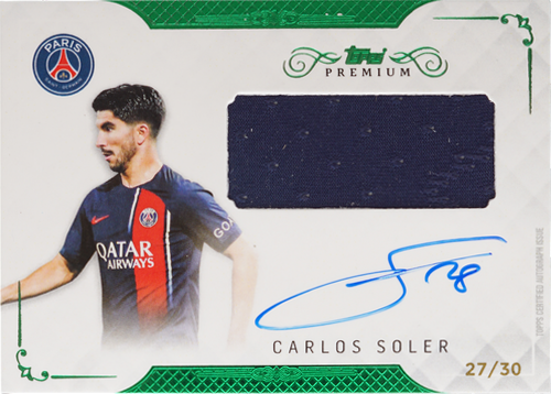 Carlos Soler trading card