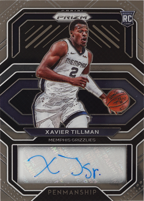 Xavier Tillman trading card