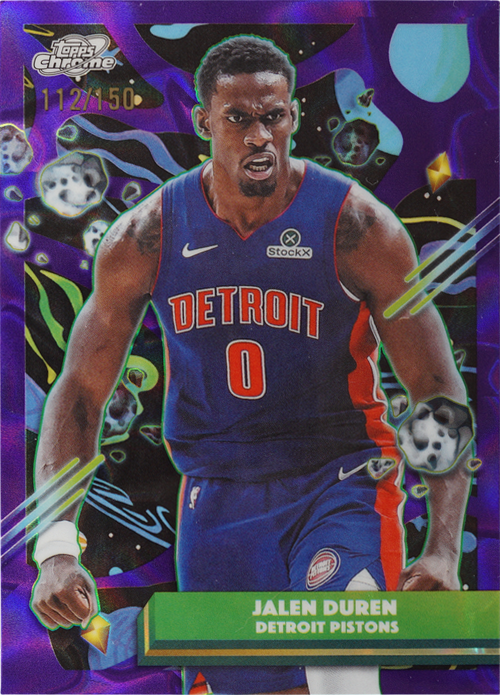 Jalen Duren trading card