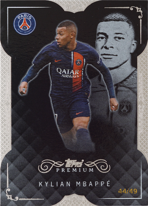 Kylian Mbappé trading card