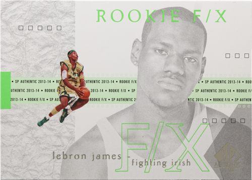 LeBron James trading card