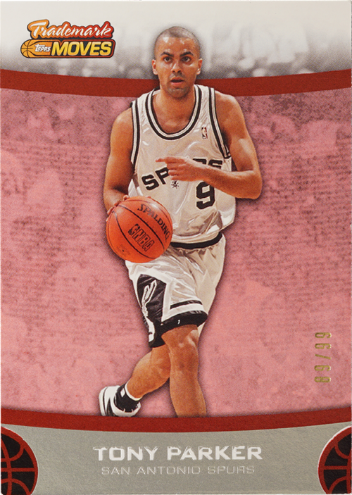 Tony Parker trading card