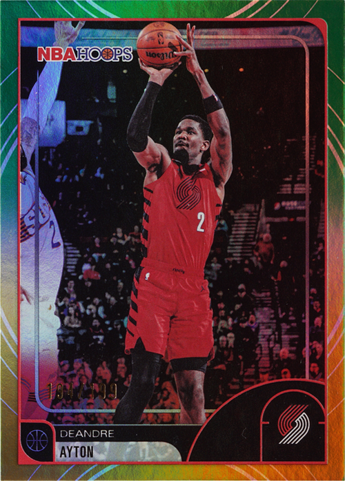 De'Andre Ayton trading card