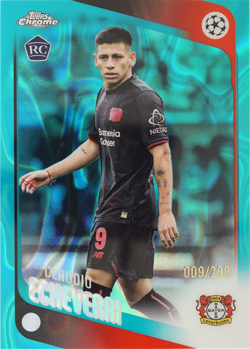 Claudio Echeverri trading card