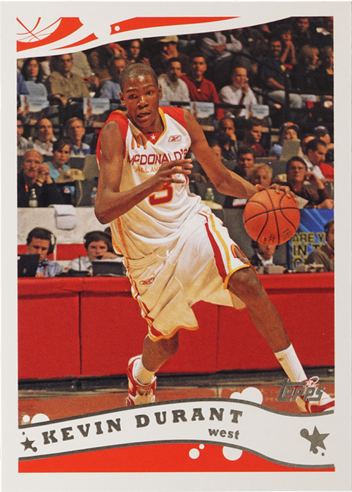 Kevin Durant trading card