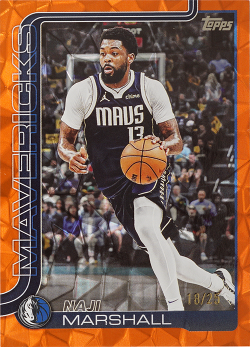 Naji Marshall trading card
