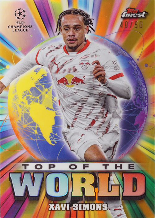 Xavi Simons trading card