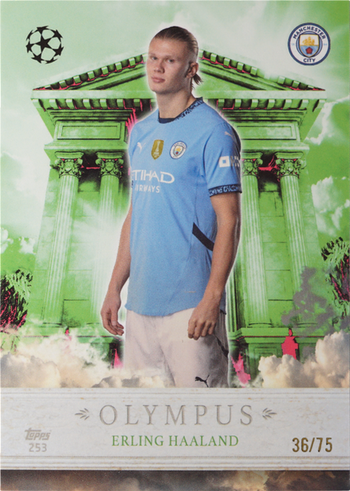 Erling Haaland trading card