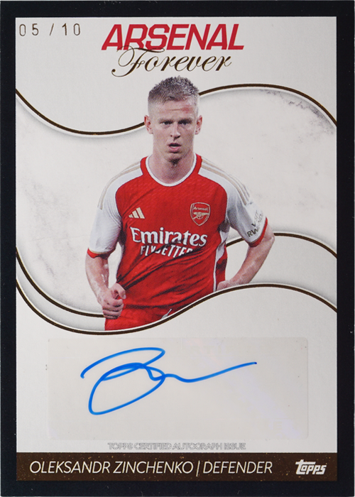 Oleksandr Zinchenko trading card