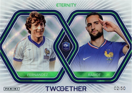 Luis Fernández / Adrien Rabiot SN50 trading card