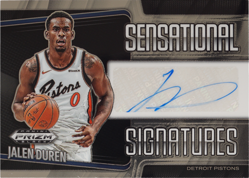 Jalen Duren trading card