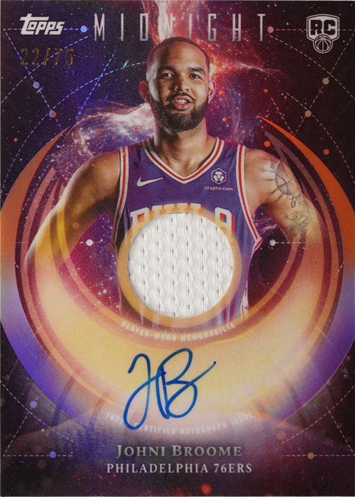 Johni Broome trading card