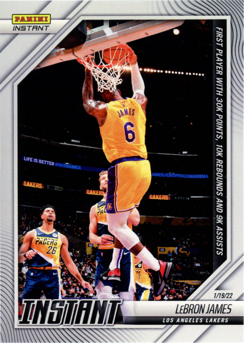 LeBron James trading card