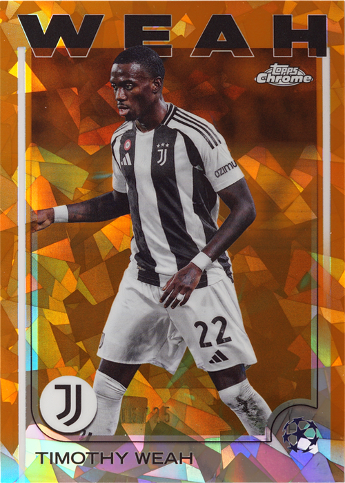 Timothy Weah trading card