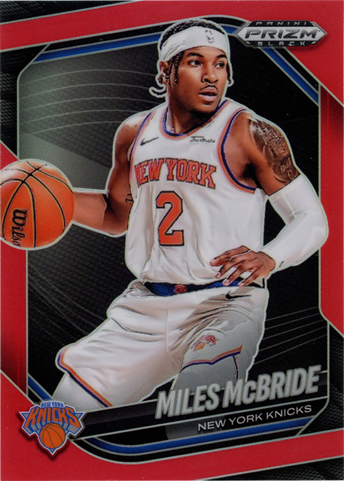 Miles McBride trading card