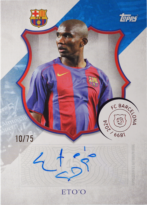 Samuel Eto’o trading card