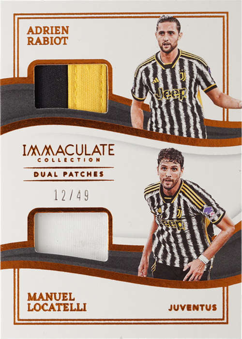 Adrien Rabiot / Manuel Locatelli trading card