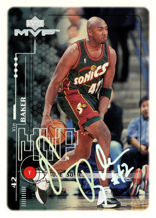 Vin Baker trading card