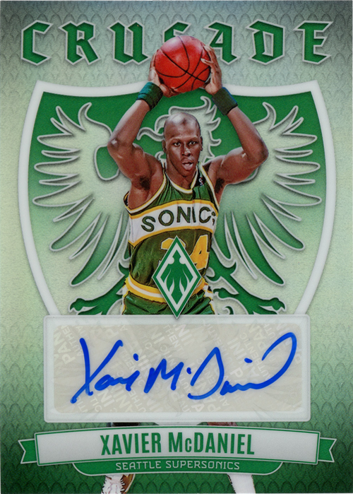 Xavier McDaniel trading card