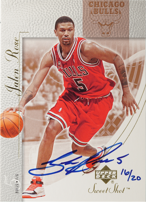 Jalen Rose trading card