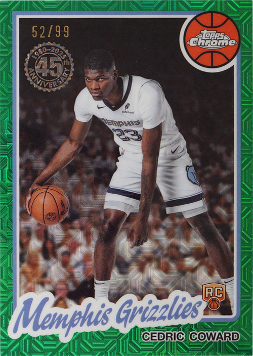 Cedric Coward trading card