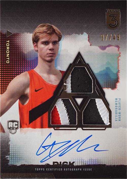 Gradey Dick trading card