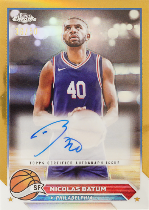 Nicolas Batum trading card