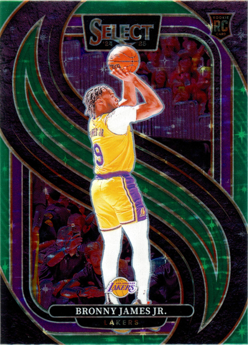 Bronny James Jr. trading card