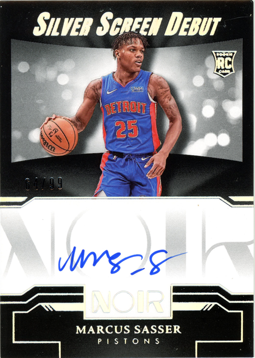 Marcus Sasser trading card