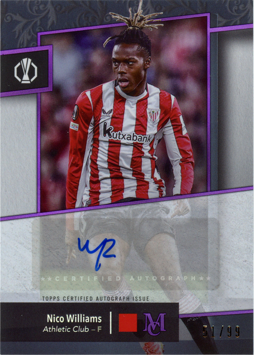 Nico Williams trading card