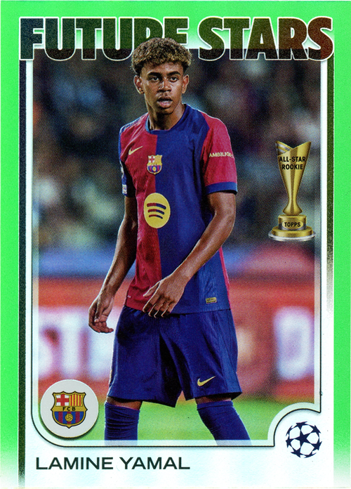 Lamine Yamal trading card