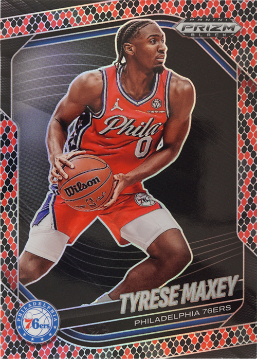 Tyrese Maxey trading card