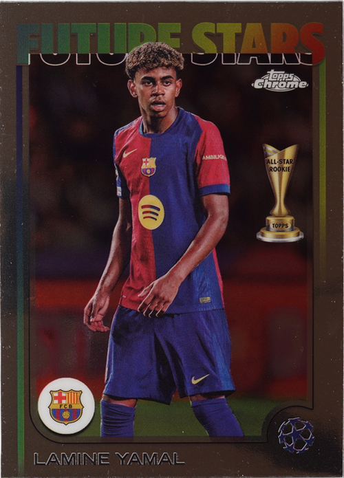Lamine Yamal trading card