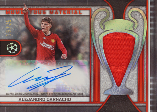 Alejandro Garnacho trading card