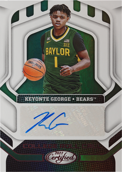 Keyonte George trading card