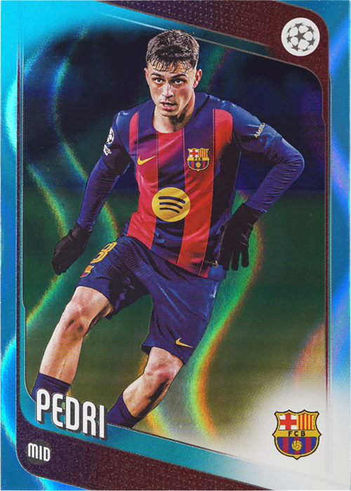 Pedri trading card