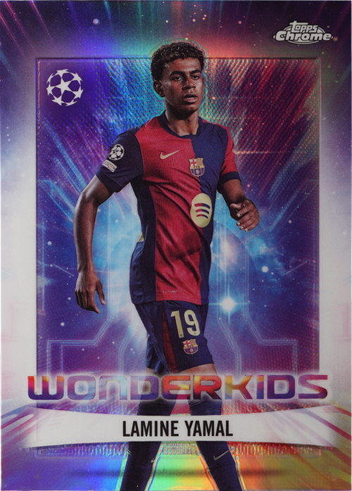 Lamine Yamal trading card