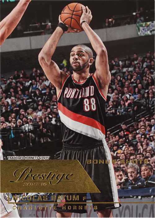 Nicolas Batum trading card