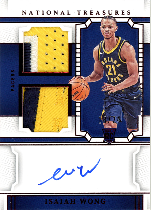 Isaiah Wong trading card