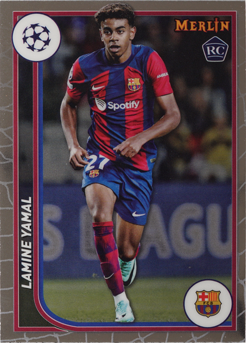 Lamine Yamal trading card